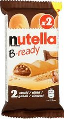 Nutella B-ready Wafelek z orzechami laskowymi i kakao oraz chrupkami 44 g (2 sztuki)