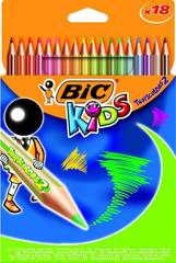 Bic Kids Tropicolors 2 Kredki 18 kolorów