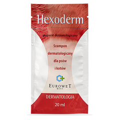 Eurowet Hexoderm - szampon dermatologiczny dla psów i kotów