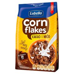 Lubella Corn Flakes Kakao i miód Płatki kukurydziane