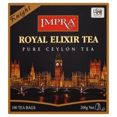 Impra Tea Royal Elixir Knight Czarna ekspresowa herbata cejlońska 200 g (100 torebek)
