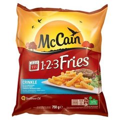 Mccain 1.2.3 Fries Crinkle Frytki karbowane