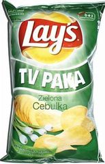 Lay's O smaku Zielona Cebulka Chipsy ziemniaczane