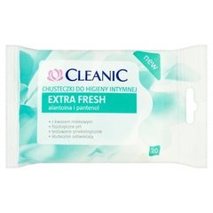 Cleanic Extra Fresh Chusteczki do higieny intymnej