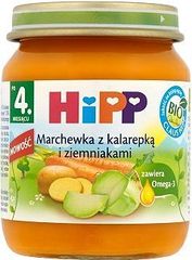 Hipp BIO Marchewka z kalarepką i ziemniakami po 4. miesiącu