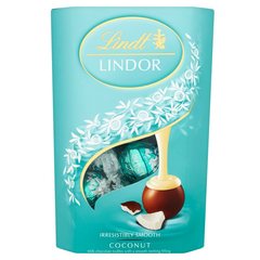 Lindt Lindor Coconut Pralinki z czekolady mlecznej z nadzieniem