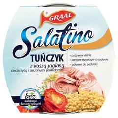 Graal Salatino Tuńczyk z kaszą jaglaną ciecierzycą i suszonymi pomidorami