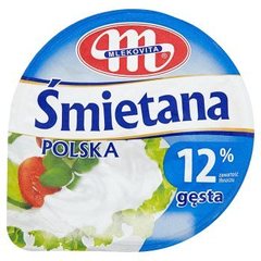 Mlekovita Śmietana Polska gęsta 12%