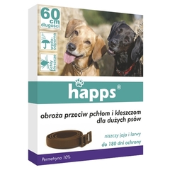 Happs obroża przeciw pchłom i kleszczom  dla dużych psów 60cm