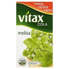 Vitax Zioła Melisa Herbata ziołowa 30 g (20 torebek)