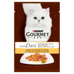 Gourmet A la Carte Karma dla kotów z indykiem w bukiecie z jarzyn
