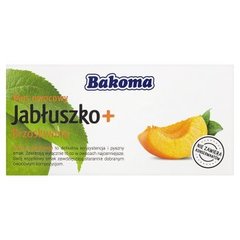 Bakoma Mus owocowy Jabłuszko + Brzoskwinia 200 g (2 sztuki)