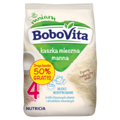Bobovita Kaszka mleczna manna po 4 miesiącu 2 x 230 g