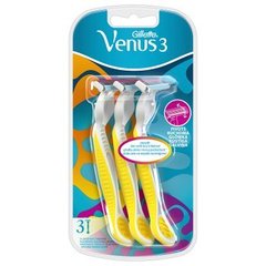 Venus Gillette Simply Venus 3 Plus Maszynki jednorazowe do golenia, 3 sztuki