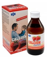 Polfarmex Calcium syrop truskawkowy (butelka szklana)