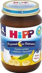 Hipp BIO Przysmak na Dobranoc Kaszka ryżowa z mlekiem i bananami po 4. miesiącu