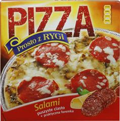 Maxtop Pizza prosto z rygi salami