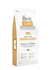 Brit Care II Grain Free Senior & Light Salmon & Potato