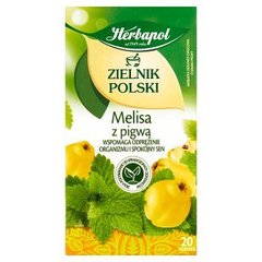 Herbapol Zielnik Polski Melisa z pigwą Herbatka ziołowo-owocowa 35 g (20 saszetek)
