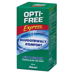 Opti-Free  Wielofunkcyjny płyn dezynfekujący do miękkich soczewek kontaktowych Express