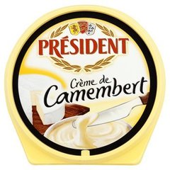 President Crème de Camembert Ser topiony