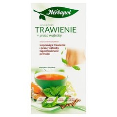 Herbapol Trawienie + praca wątroby Suplement diety Herbatka ziołowa 40 g (20 saszetek)