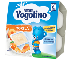 Nestlé Yogolino morela Deserek po 6 miesiącu 400 g (4 sztuki)