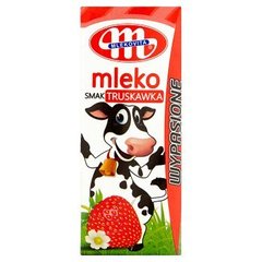 Mlekovita Wypasione Mleko o smaku truskawkowym