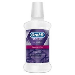 Oral-b 3DWhite Luxe Glamourous White płyn do płukania jamy ustnej 500 ml