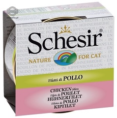 Schesir Schesir Cat puszka w bulionie filet z kurczaka 70g