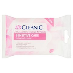 Cleanic Sensitive Care Chusteczki do higieny intymnej
