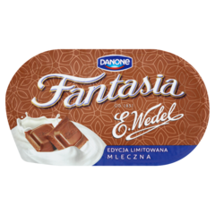 Danone Fantasia mleczna Jogurt kremowy z kawałkami czekolady mlecznej