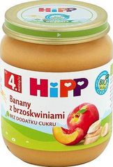 Hipp BIO Banany z brzoskwiniami po 4. miesiącu