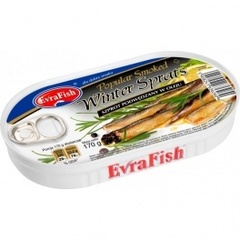 Evrafish Szprot podwędzany w oleju