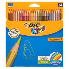 Bic Kids Tropicolors 2 Kredki 24 kolory