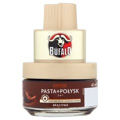 Bufalo Express Pasta + połysk 2w1 brązowa