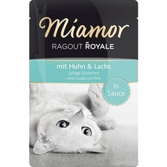 Miamor Ragout Royale kura i łosoś karma dla kotów