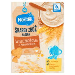 Nestlé Skarby Zbóż Kaszka wielozbożowa z herbatnikiem po 6. miesiącu