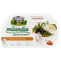 Piątnica Milandia Ogród Smaków Ser twarogowy z mascarpone cebulka szalotka i zioła