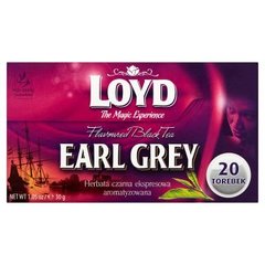 Loyd Earl Grey Herbata czarna ekspresowa aromatyzowana 30 g (20 torebek)