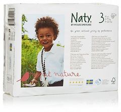 Naty Ekologiczne pieluchy jednorazowe no.3 (4-9kg.)