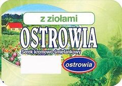 Ostrowia Serek kremowo-śmietankowy z ziołami