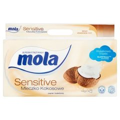 Mola Sensitive Mleczko Kokosowe Papier toaletowy