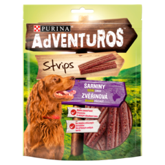 Adventuros AdVENTuROS Strips Karma dla psów o smaku sarniny