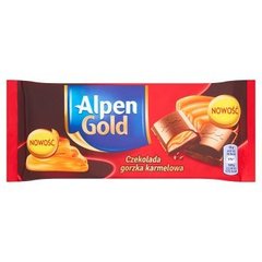 Alpen Gold Czekolada gorzka karmelowa