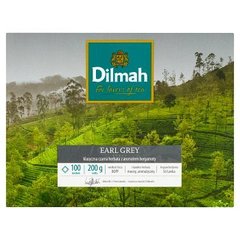 Dilmah Earl Grey Klasyczna czarna herbata z aromatem z bergamoty 200 g (100 torebek)