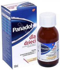 Panadol 120 mg/5 ml Zawiesina doustna dla dzieci smak truskawkowy
