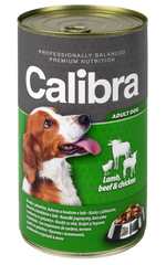 Calibra Adult Dog - jagnięcina z wołowiną i kurczakiem puszka