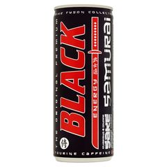 Black Energy Samurai Gazowany napój energetyzujący o smaku wiśni imbiru i sake