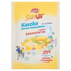Celiko SunVit Kaszka mleczno-kukurydziana o smaku bananowym